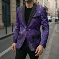 Aotearoa Taniko Matariki Blazer Cosmic Violet