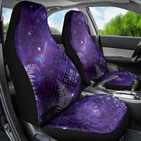 Aotearoa Taniko Matariki Car Seat Cover Cosmic Violet