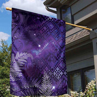 Aotearoa Taniko Matariki Garden Flag Cosmic Violet