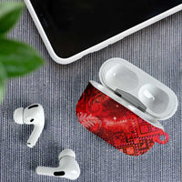 Aotearoa Taniko Matariki AirPods Case Cosmic Red