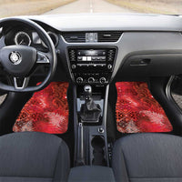 Aotearoa Taniko Matariki Car Mats Cosmic Red