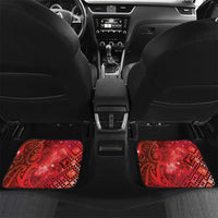 Aotearoa Taniko Matariki Car Mats Cosmic Red