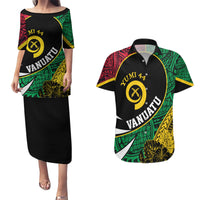 Vanuatu Independence Day Yumi 44 Couples Matching Puletasi and Hawaiian Shirt LT7 Colorful - Polynesian Pride
