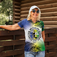 Malampa Day Women Polo Shirt Emblem Gradient Style