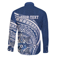 Tonga Queen Salote College Personalized Family Matching Off The Shoulder Long Sleeve Dress and Hawaiian Shirt Ngatu Tokelaufeletoa Motifs