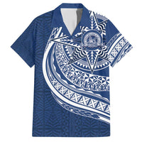 Tonga Queen Salote College Personalized Family Matching Off Shoulder Short Dress and Hawaiian Shirt Ngatu Tokelaufeletoa Motifs