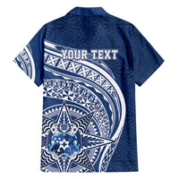 Tonga Queen Salote College Personalized Family Matching Short Sleeve Bodycon Dress and Hawaiian Shirt Ngatu Tokelaufeletoa Motifs