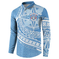 Tonga Apifo'ou Kolisi Personalized Button Sweatshirt Ngatu Tokelaufeletoa Motifs