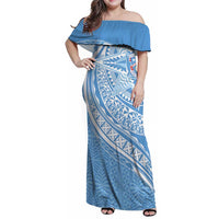 Tonga Apifo'ou Kolisi Personalized Family Matching Off Shoulder Maxi Dress and Hawaiian Shirt Ngatu Tokelaufeletoa Motifs