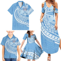 Tonga Apifo'ou Kolisi Personalized Family Matching Summer Maxi Dress and Hawaiian Shirt Ngatu Tokelaufeletoa Motifs