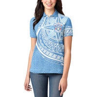 Tonga Apifo'ou Kolisi Personalized Women Polo Shirt Ngatu Tokelaufeletoa Motifs