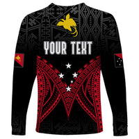 Personalised PNG Long Sleeve Shirt Papua Motuan Mirror Style LT7 - Polynesian Pride