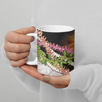 Hawaii Mokihana Mix Pikake Leis Mahalo 'Olelo Ceramic Mug Black LT7 - Polynesian Pride