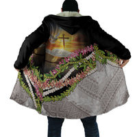 Hawaii Mokihana Mix Pikake Leis Mahalo 'Olelo Cloak Black LT7 - Polynesian Pride