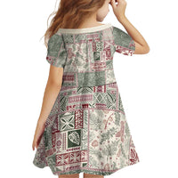 Aloha Hawaii Pastel Christmas Patchwork Family Matching Off Shoulder Maxi Dress and Hawaiian Shirt Classic Style - Polynesian Pride