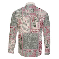 Aloha Hawaii Pastel Christmas Patchwork Family Matching Short Sleeve Bodycon Dress and Hawaiian Shirt Classic Style - Polynesian Pride