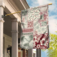 Aloha Hawaii Pastel Christmas Patchwork Garden Flag Classic Style - Polynesian Pride