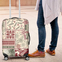 Aloha Hawaii Pastel Christmas Patchwork Luggage Cover Classic Style - Polynesian Pride