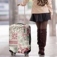 Aloha Hawaii Pastel Christmas Patchwork Luggage Cover Classic Style - Polynesian Pride