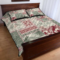 Aloha Hawaii Pastel Christmas Patchwork Quilt Bed Set Classic Style - Polynesian Pride