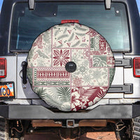Aloha Hawaii Pastel Christmas Patchwork Spare Tire Cover Classic Style - Polynesian Pride
