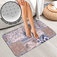 Aloha Hawaii Pastel Christmas Patchwork Bathroom Set Rustic Style - Polynesian Pride