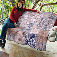 Aloha Hawaii Pastel Christmas Patchwork Quilt Rustic Style - Polynesian Pride