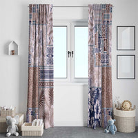 Aloha Hawaii Pastel Christmas Patchwork Window Curtain Rustic Style - Polynesian Pride