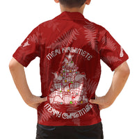 New Zealand Christmas Hawaiian Shirt Silver Fern Mix Kiwi Bird Ver02 LT7 - Polynesian Pride