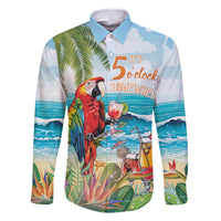 Aloha Hawaii Christmas Family Matching Summer Maxi Dress and Hawaiian Shirt It's 5 o'clock Somewhere