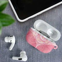 Breast Cancer Awareness Maori Aotearoa AirPods Case Manta Ray - Pink Glaze LT7 - Polynesian Pride