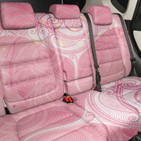 Breast Cancer Awareness Maori Aotearoa Back Car Seat Cover Manta Ray - Pink Glaze - Polynesian Pride