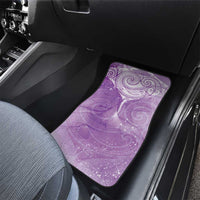 Epilepsy Awareness Maori Aotearoa Car Mats Manta Ray - Purple Glaze - Polynesian Pride