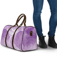 Epilepsy Awareness Maori Aotearoa Travel Bag Manta Ray - Purple Glaze - Polynesian Pride