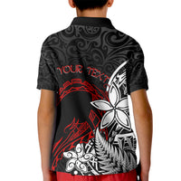New Zealand Aotearoa Valentine Kid Polo Shirt Couple Maori Aroha Ki a Koe Ver.02 LT7 - Polynesian Pride