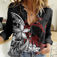 New Zealand Aotearoa Valentine Women Casual Shirt Couple Maori Aroha Ki a Koe Ver.02 LT7 Female Black - Polynesian Pride