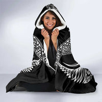 2025 Rugby Championship New Zealand Custom Hooded Blanket Poutama Motifs - Polynesian Pride
