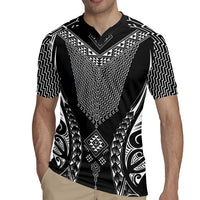 2025 Rugby Championship New Zealand Custom Rugby Jersey Poutama Motifs - Polynesian Pride