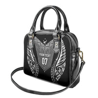 2025 Rugby Championship New Zealand Custom Shoulder Handbag Poutama Motifs - Polynesian Pride