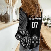 2025 Rugby Championship New Zealand Custom Women Casual Shirt Poutama Motifs - Polynesian Pride