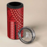 Samoa FAST Siapo 4 in 1 Can Cooler Tumbler Tatau-Ulafala Vines - Polynesian Pride