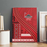 Samoa FAST Siapo Canvas Wall Art Tatau-Ulafala Vines - Polynesian Pride