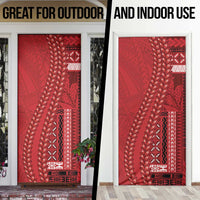 Samoa FAST Siapo Door Cover Tatau-Ulafala Vines - Polynesian Pride