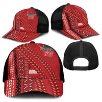 Samoa FAST Siapo Mesh Trucker Cap Tatau-Ulafala Vines - Polynesian Pride