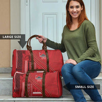 Samoa FAST Siapo Travel Bag Tatau-Ulafala Vines - Polynesian Pride