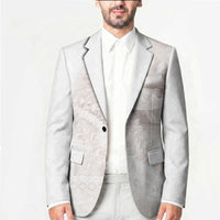 Samoa Lotu Tamaiti White Prayers Blazer Floral Mamanu Siapo LT7 - Polynesian Pride