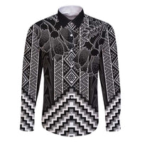 Aotearoa Taniko Pattern Family Matching Puletasi and Hawaiian Shirt Poutama Mix Kowhai Flowers