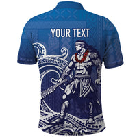 Samoa Manuia le Aso Tuto'atasi Siapo Motif Polo Shirt Warrior with Nifo Oti