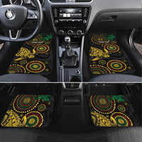 Vanuatu Personalized Aboriginal Arts Car Mats Turtle and Iguana Special - Polynesian Pride
