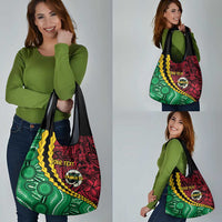 Vanuatu Personalized Tribal Grocery Bag Aboriginal Inspired Mix Style LT7 - Polynesian Pride